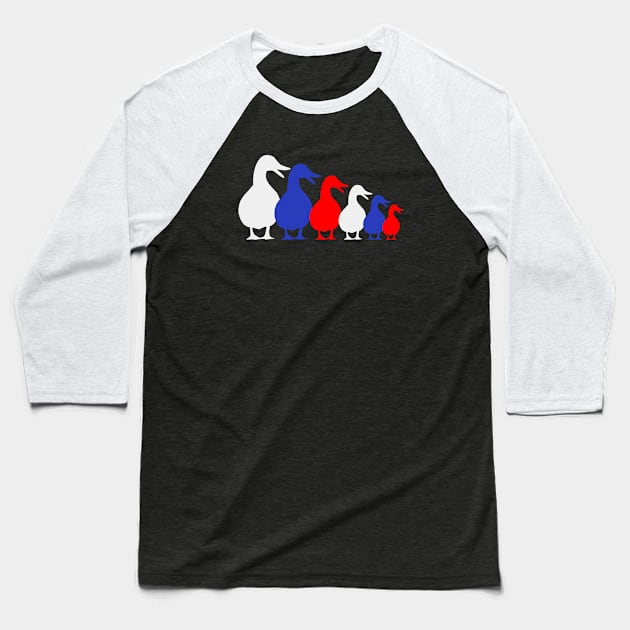 Matryoshka Ducks Baseball T-Shirt by AlmostMaybeNever